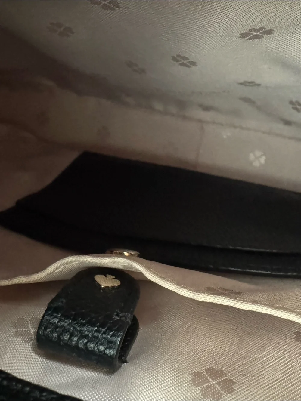 Kate Spade Black Pebbled Leather Crossbody with Gold Hardware